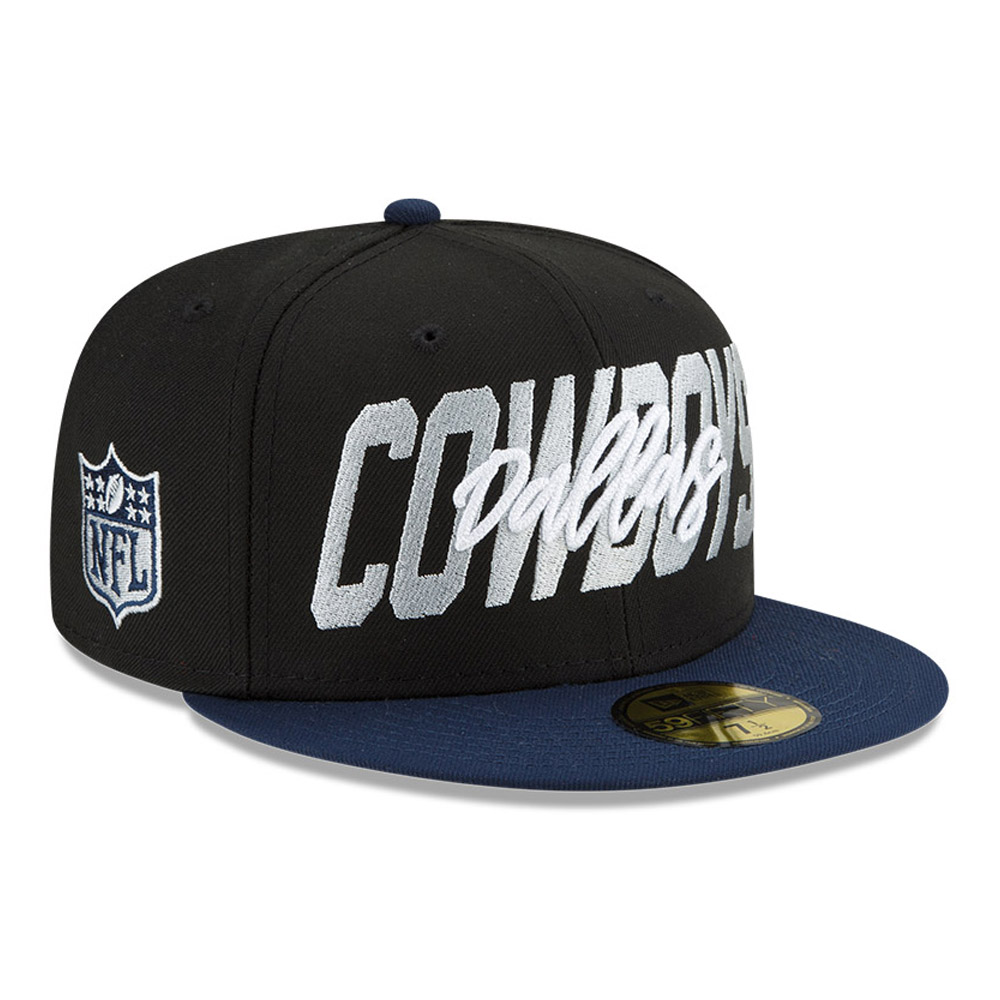 Dallas Cowboys NFL Draft Black 59FIFTY Fitted Cap