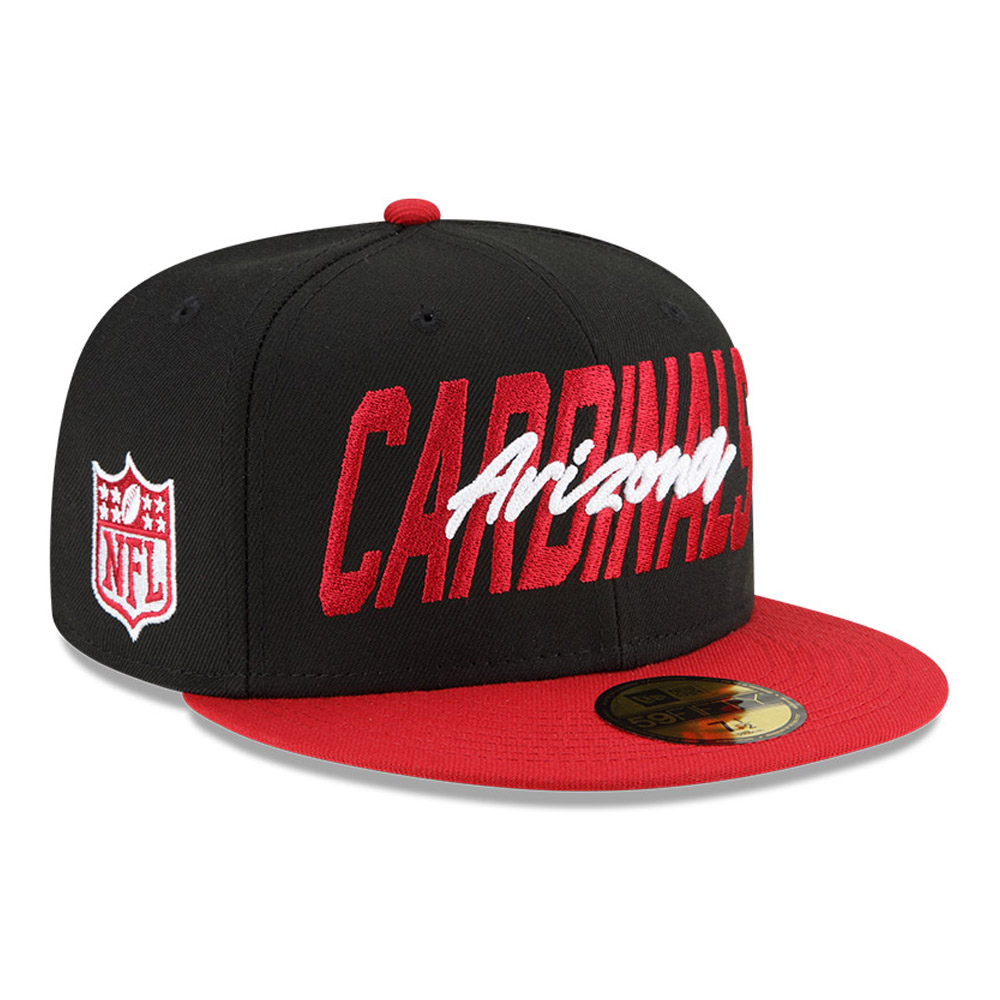 Arizona Cardinals NFL Draft Black 59FIFTY Fitted Cap
