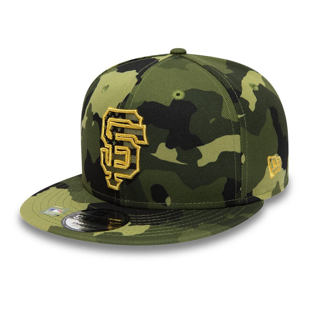 San Francisco Giants MLB Armed Forces Camo 9FIFTY Snapback Cap