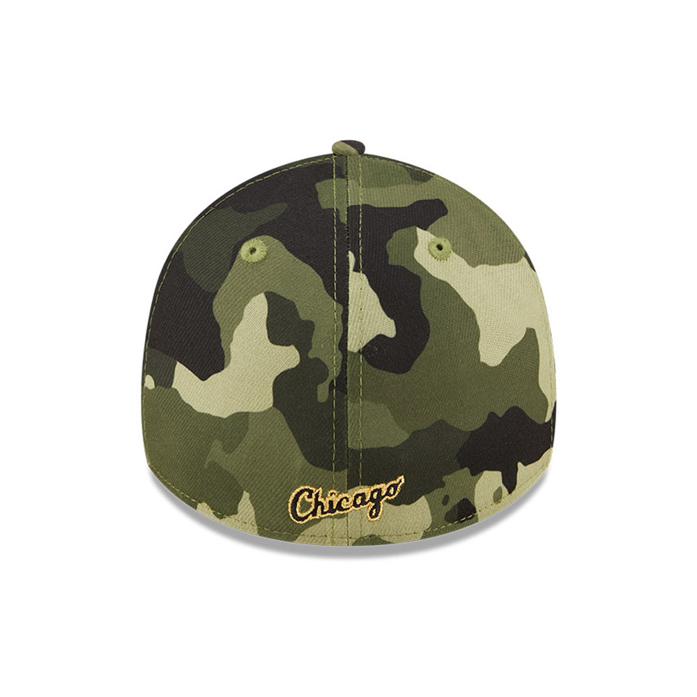 Chicago White Sox MLB Armed Forces Camo 39THIRTY Stretch Fit Cap