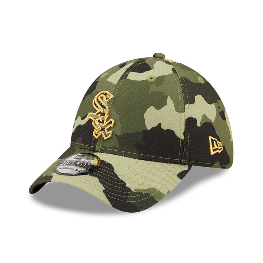 Chicago White Sox MLB Armed Forces Camo 39THIRTY Stretch Fit Cap
