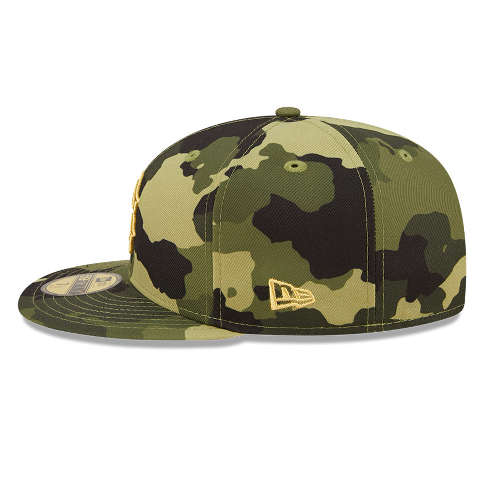 Boston Red Sox MLB Armed Forces Camo 59FIFTY Fitted Cap
