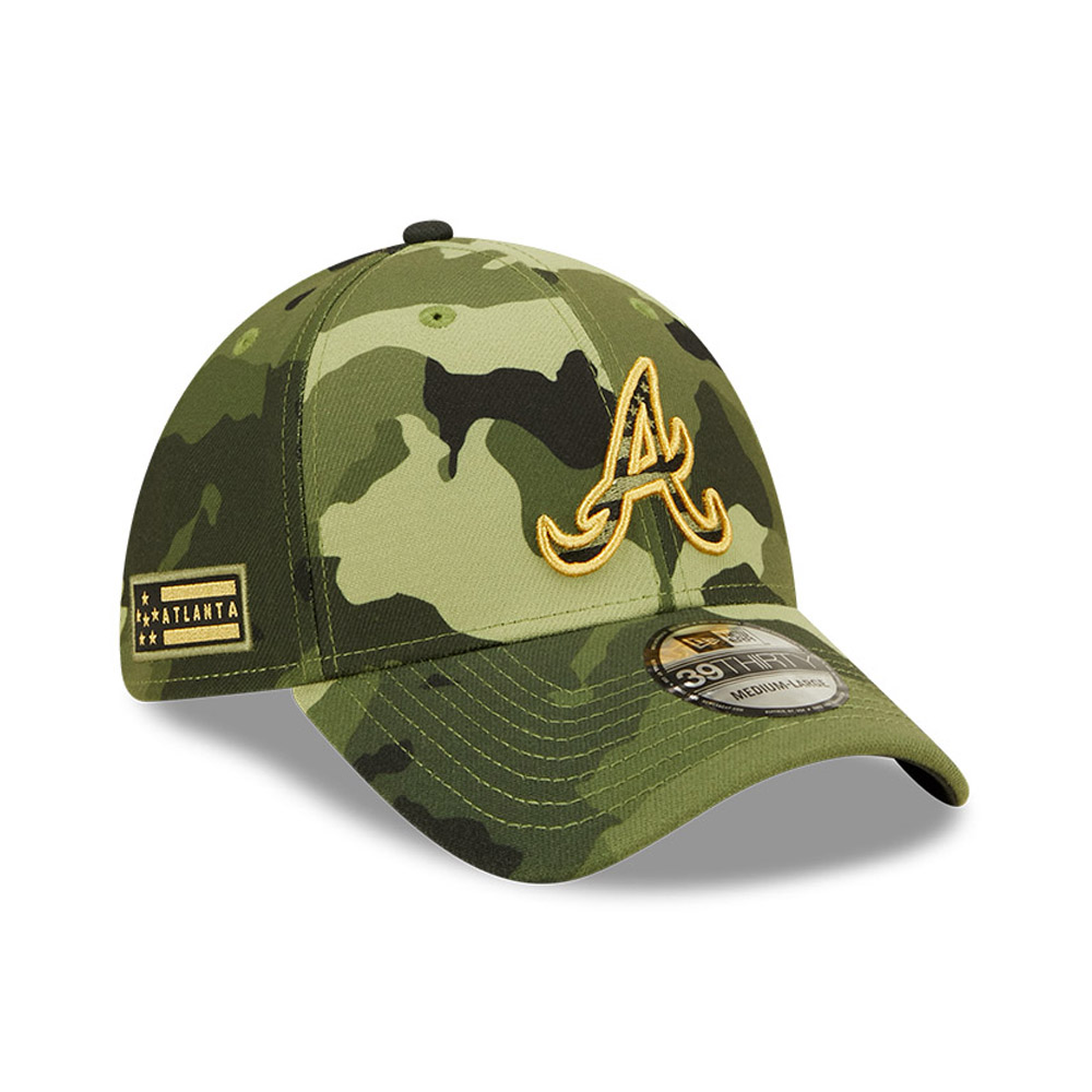 Official New Era Atlanta Braves MLB Armed Forces Day Camo 39THIRTY ...