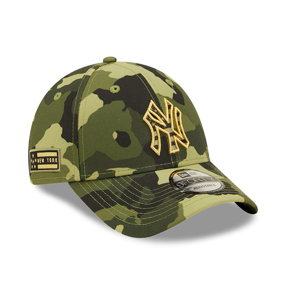 New York Yankees MLB Armed Forces Camo 9FORTY Adjustable Cap