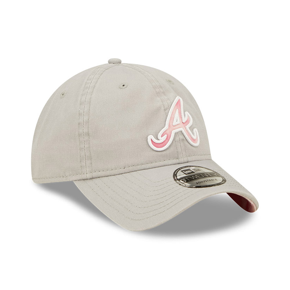 Atlanta Braves MLB Mothers Day Grey 9TWENTY Adjustable Cap