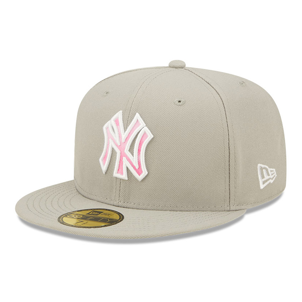 New York Yankees MLB Mothers Day Grey 59FIFTY Fitted Cap