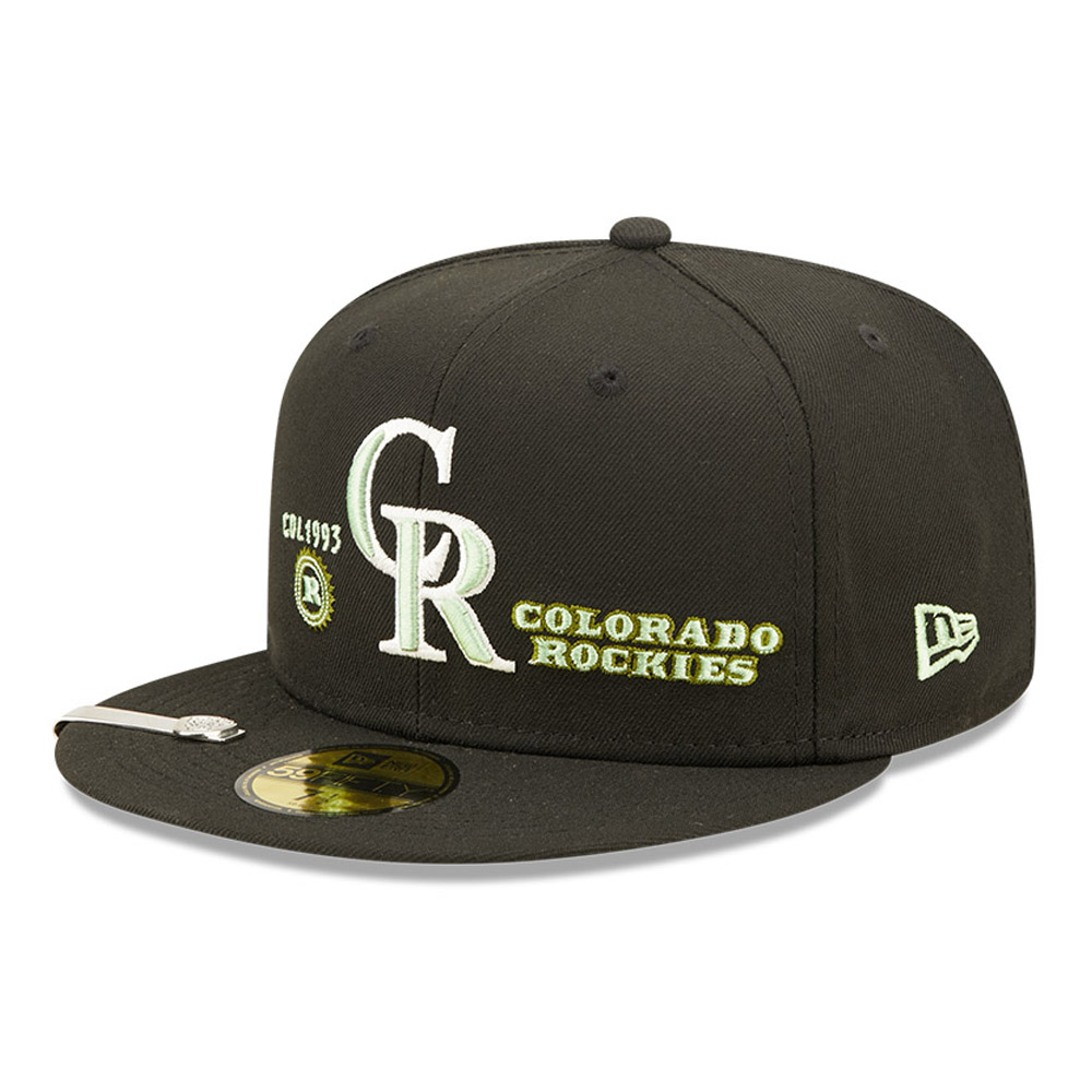Colorado Rockies MLB Money Black 59FIFTY Fitted Cap