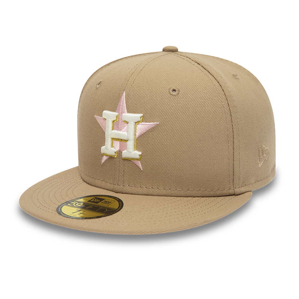Houston Astros Beige 59FIFTY Fitted Cap
