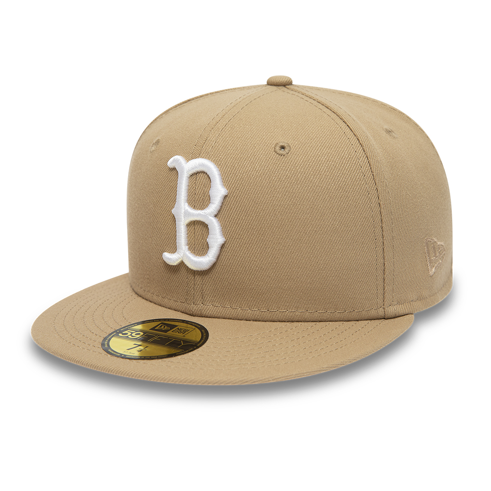 Boston Red Sox Beige 59FIFTY Fitted Cap