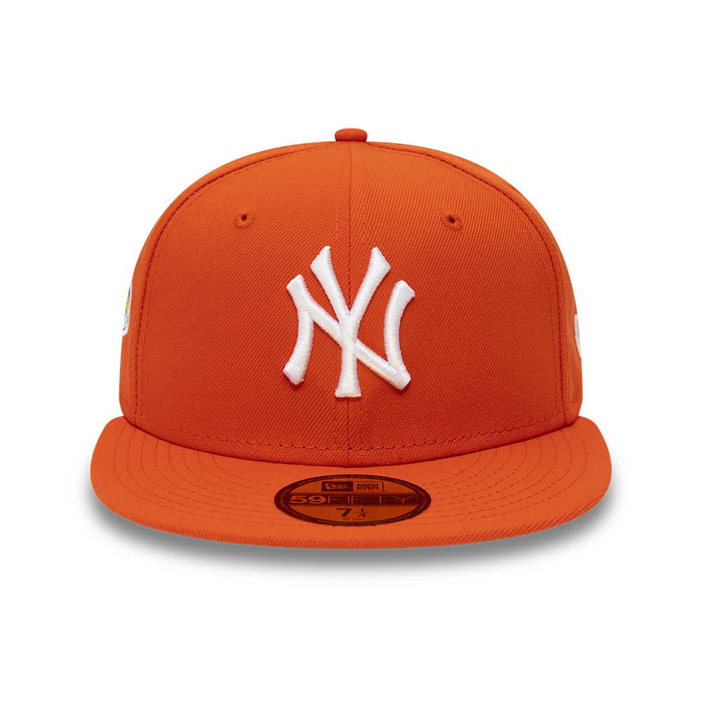 Official New Era New York Yankees MLB Orange 59FIFTY Fitted Cap B6056 ...