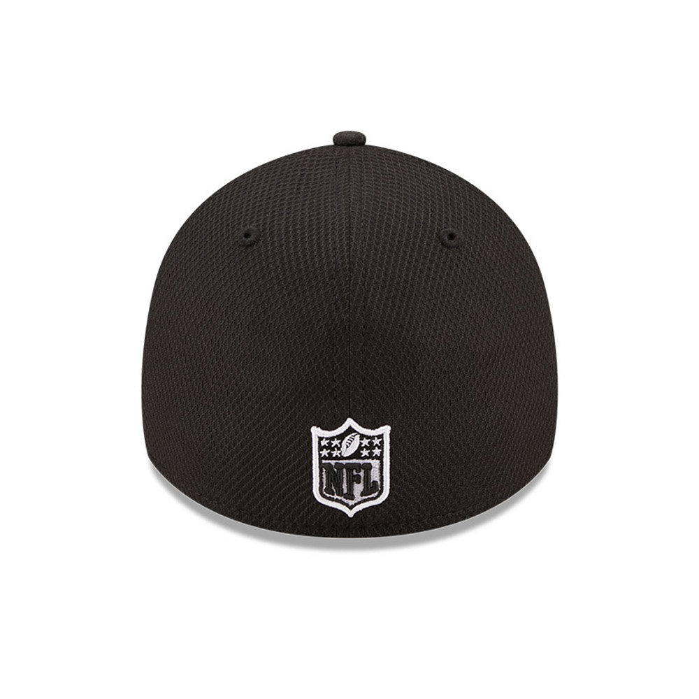 NFL Logo Diamond Era Black 39THIRTY Stretch Fit Cap