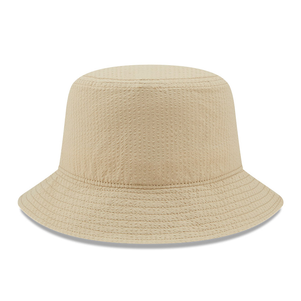New Era Seersucker Stone Bucket Hat