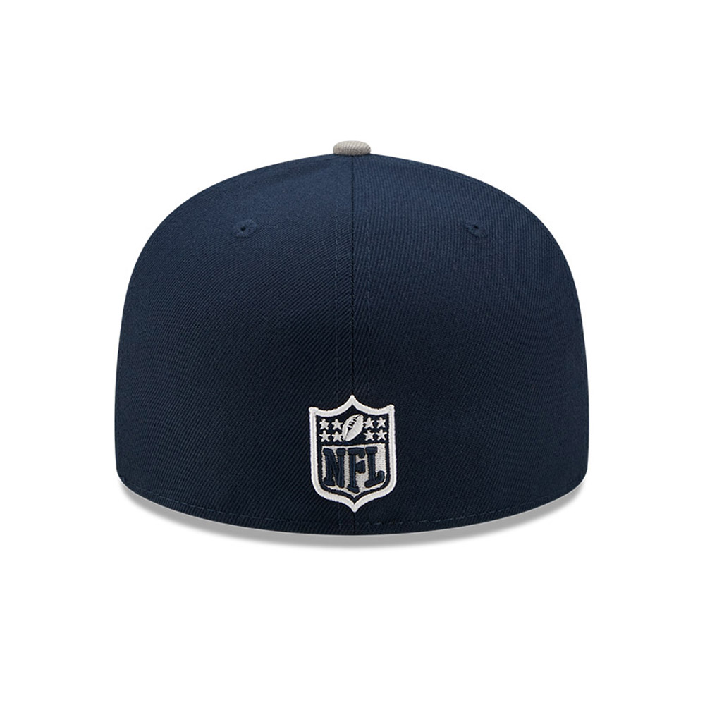 New England Patriots NFL Side Patch Navy 59FIFTY Fitted Cap