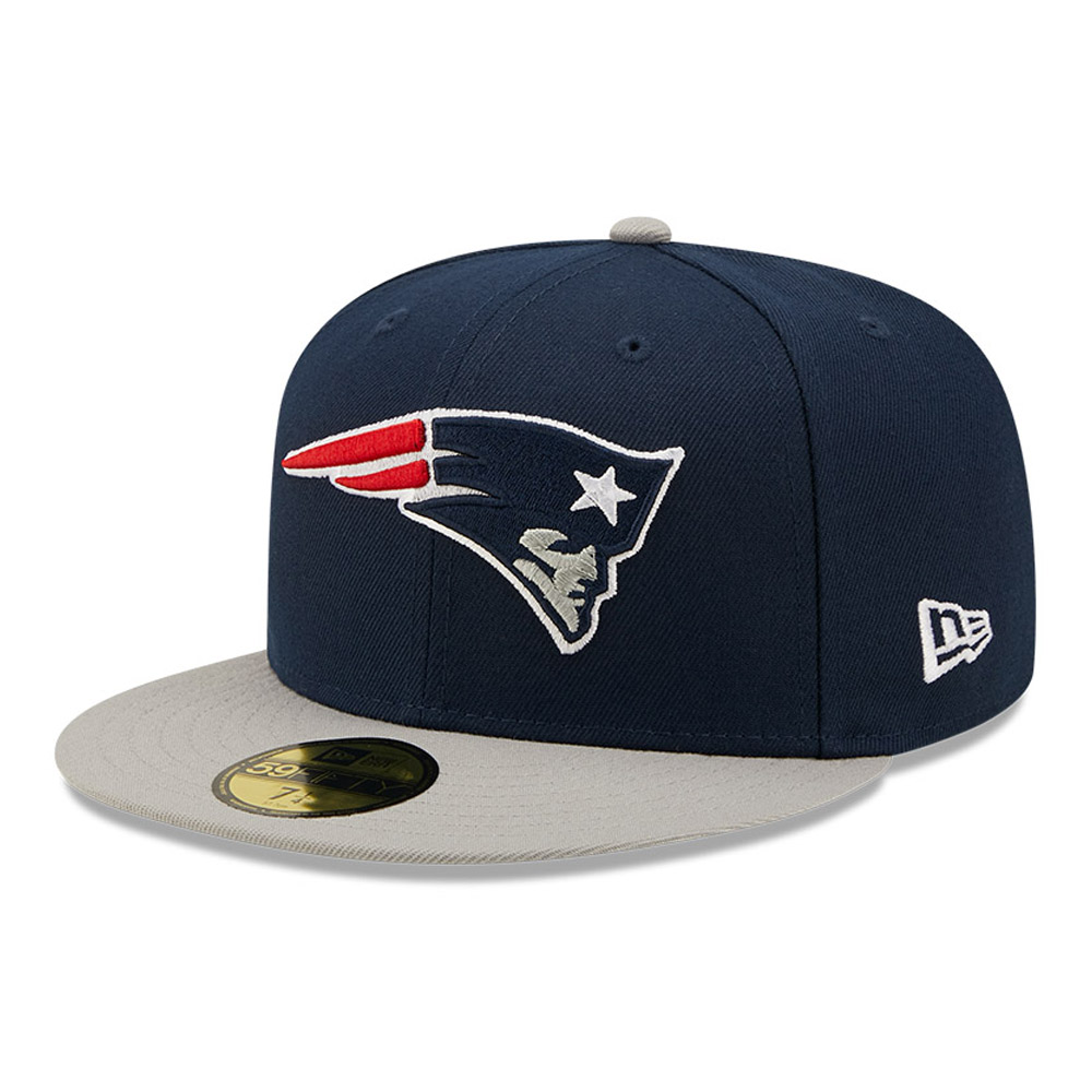 New England Patriots NFL Side Patch Navy 59FIFTY Fitted Cap