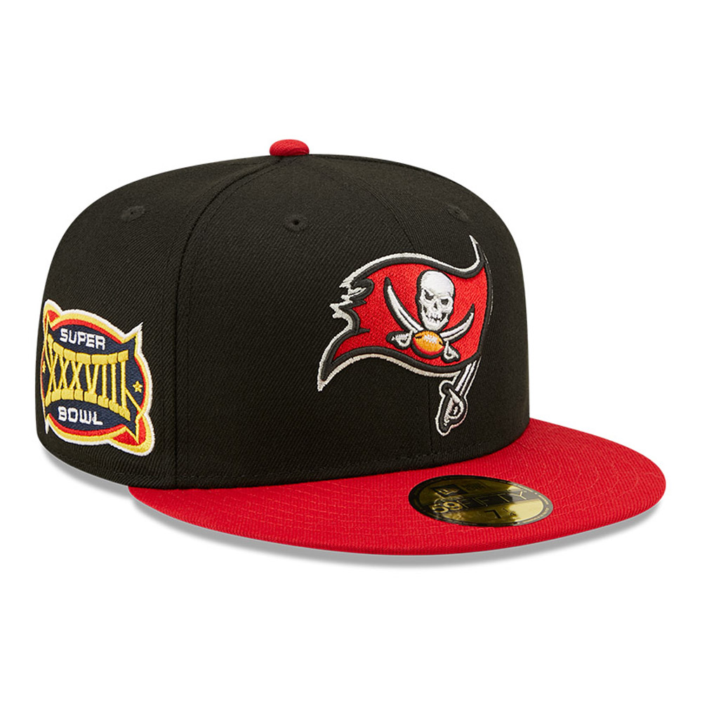 Tampa Bay Buccaneers NFL Side Patch Black 59FIFTY Fitted Cap