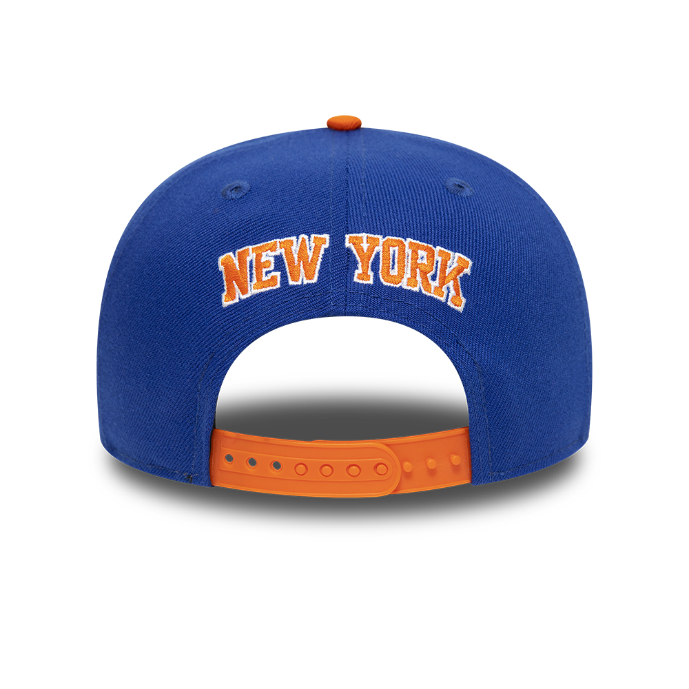 New York Knicks NBA Wordmark Blue 9FIFTY Snapback Cap