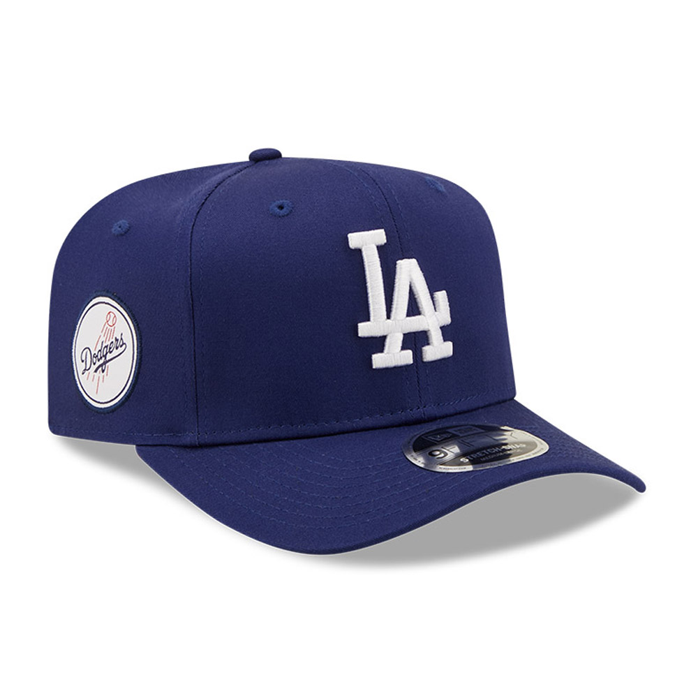 LA Dodgers MLB Team Logo Blue 9FIFTY Stretch Snap Cap