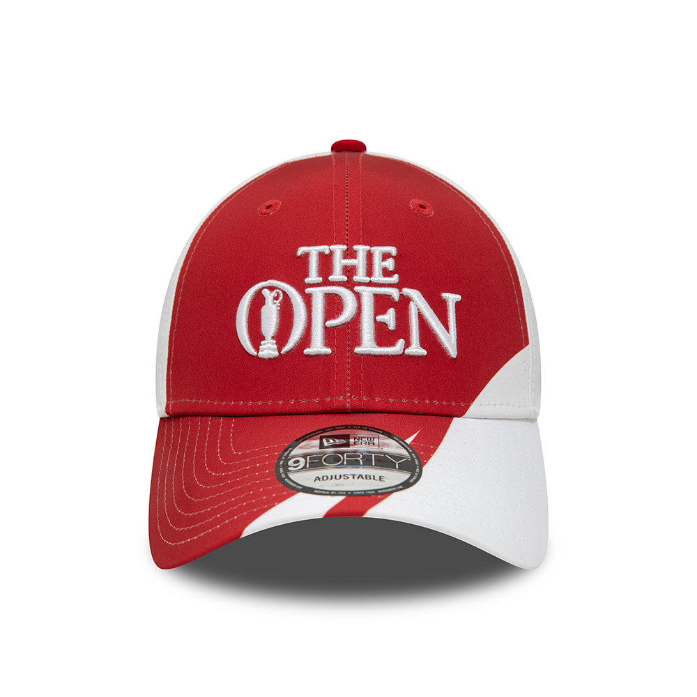 The Open Landscape Red 9FORTY Adjustable Cap
