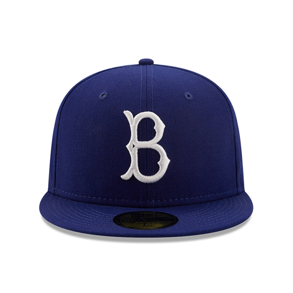 Brooklyn Dodgers MLB Logo History Blue 59FIFTY Fitted Cap