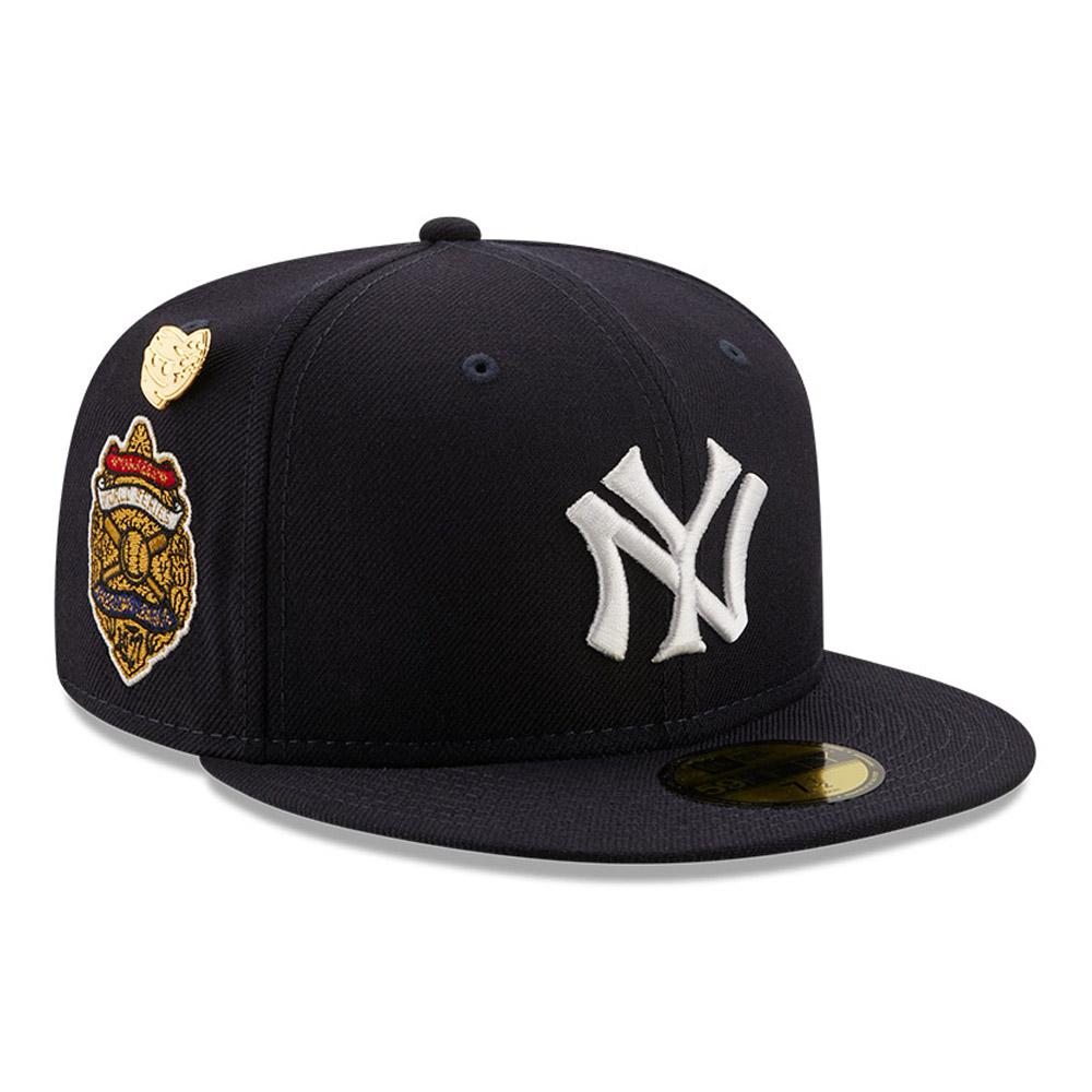 Official New Era New York Yankees '27 MLB Logo History Navy 59FIFTY ...