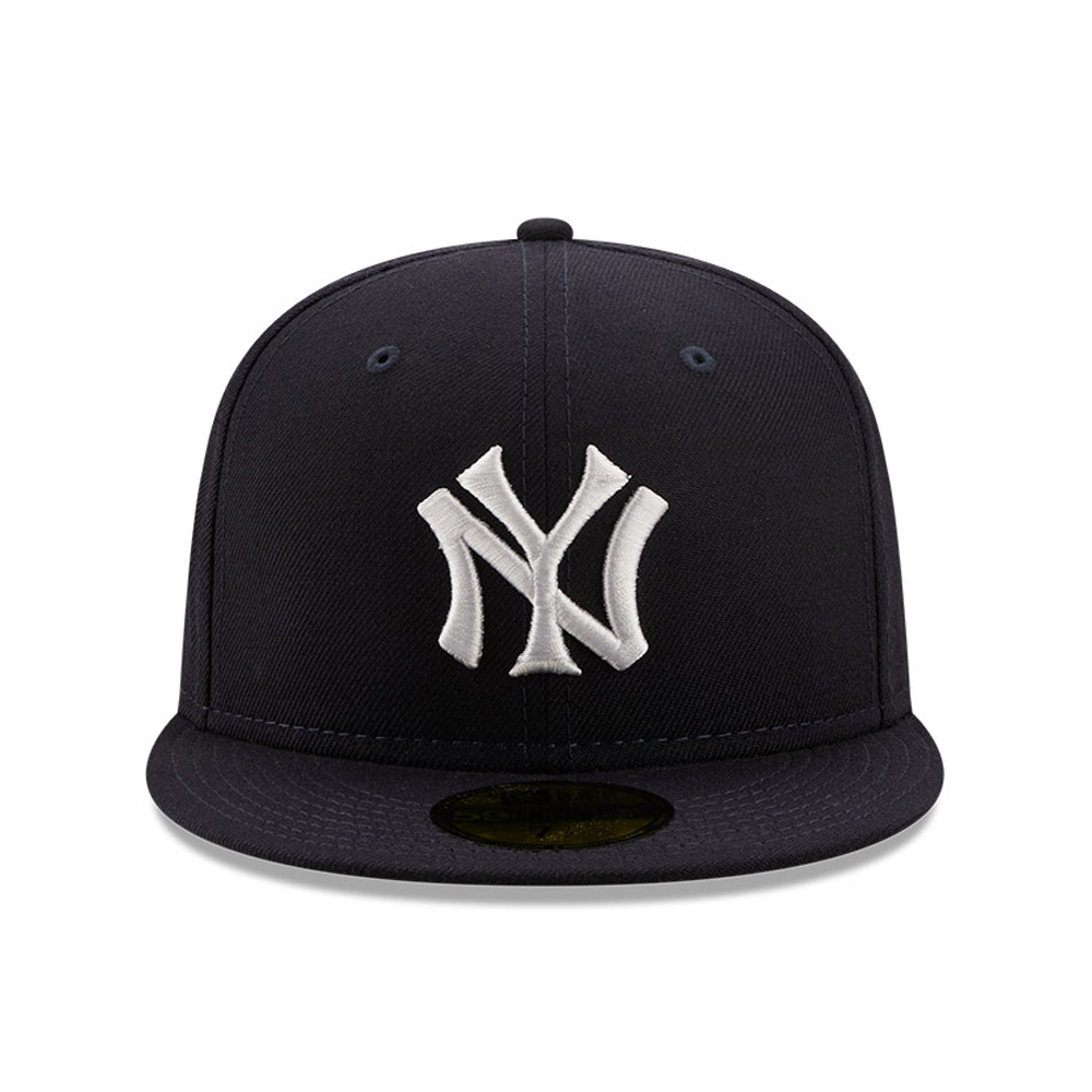 New York Yankees MLB Logo History Navy 59FIFTY Fitted Cap