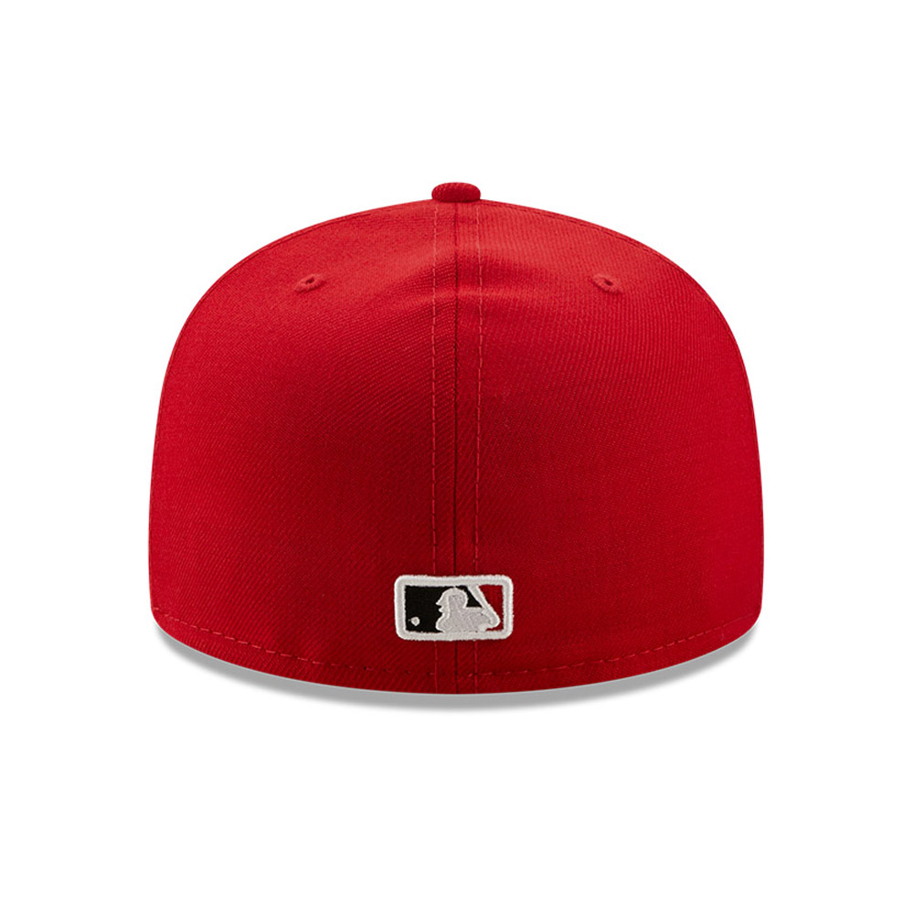 Cincinnati Reds MLB Logo History Red 59FIFTY Fitted Cap