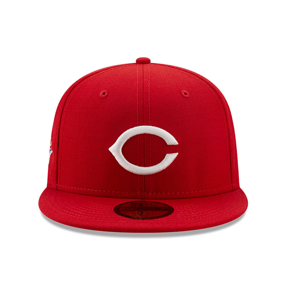 Cincinnati Reds MLB Logo History Red 59FIFTY Fitted Cap
