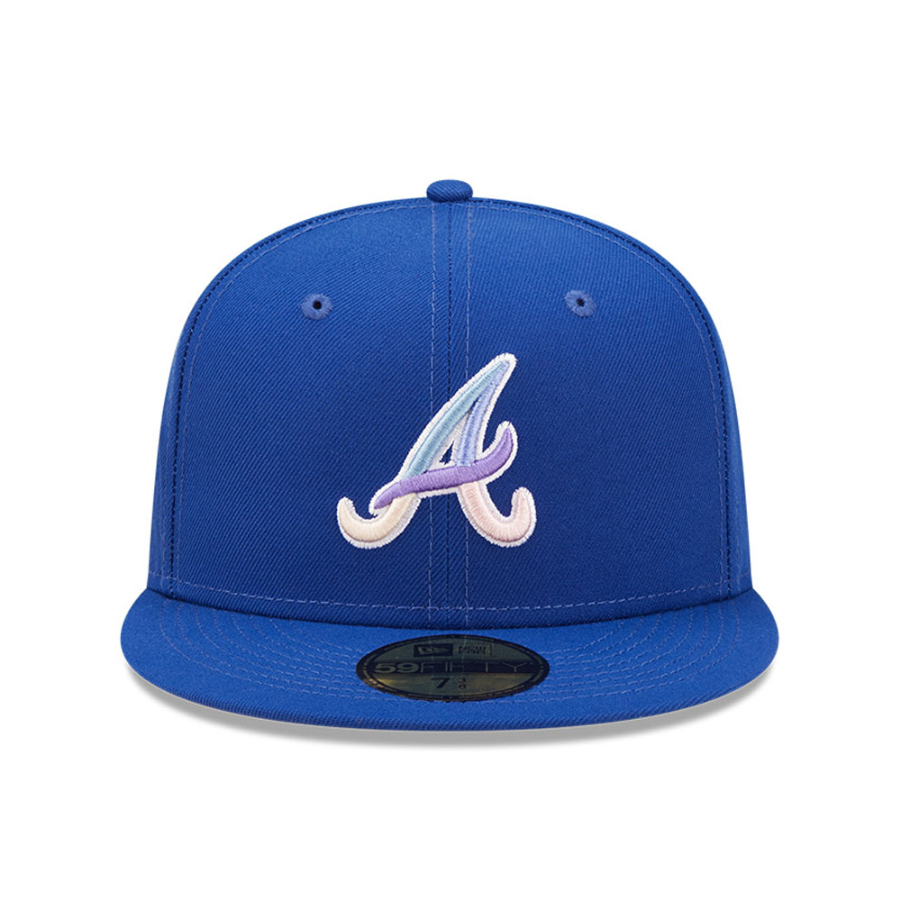 Atlanta Braves MLB Nightbreak Team Blue 59FIFTY Fitted Cap