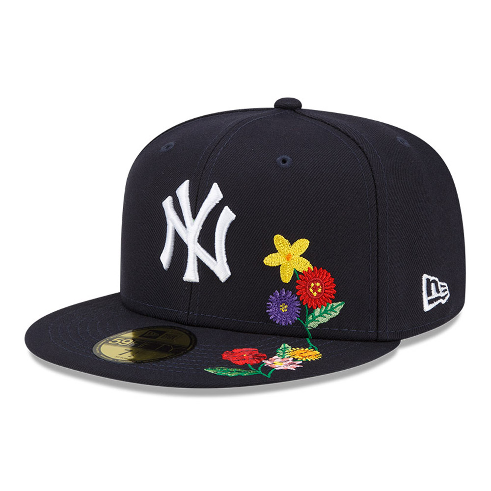 New York Yankees Visor Bloom Navy 59FIFTY Fitted Cap