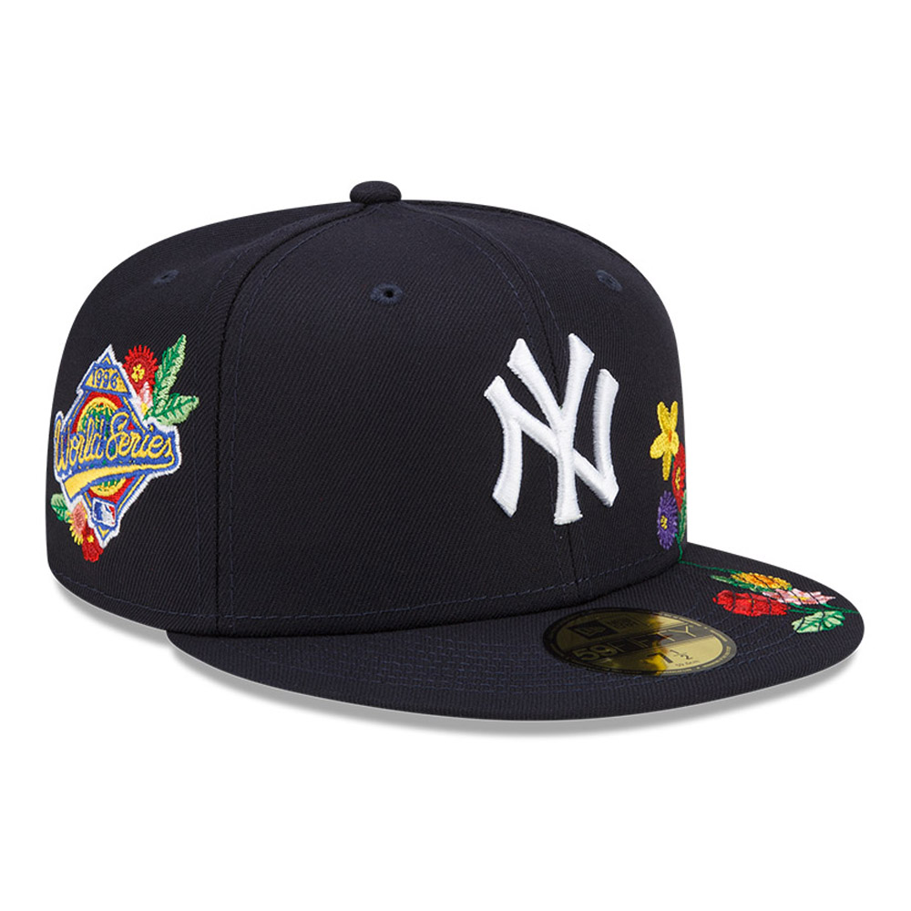 New York Yankees Visor Bloom Navy 59FIFTY Fitted Cap