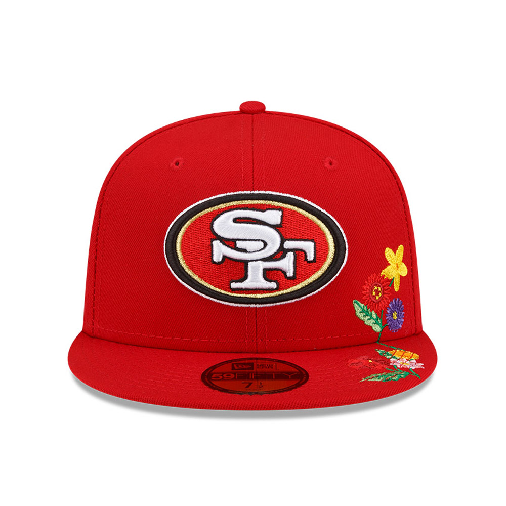 San Francisco 49ers Visor Bloom Red 59FIFTY Fitted Cap