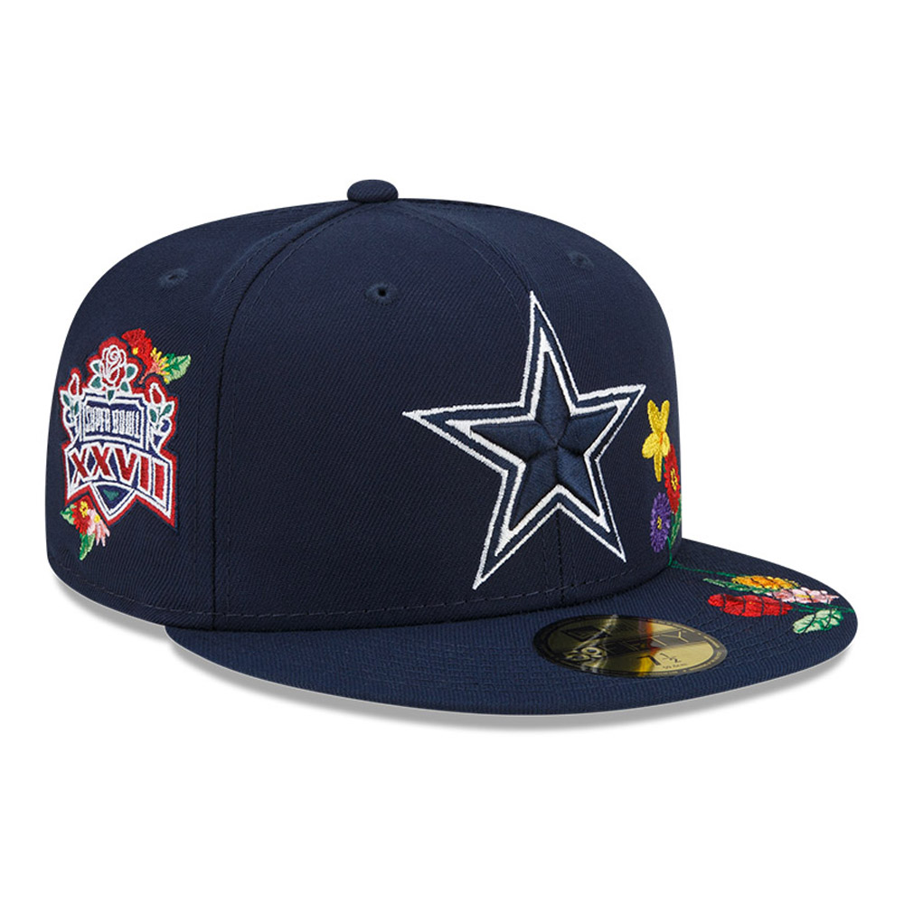 Dallas Cowboys Visor Bloom Navy 59FIFTY Fitted Cap