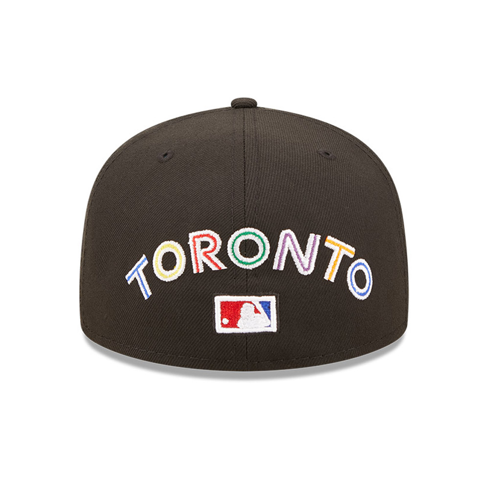 Toronto Blue Jays MLB Prismatic Black 59FIFTY Fitted Fitted Fitted Cap