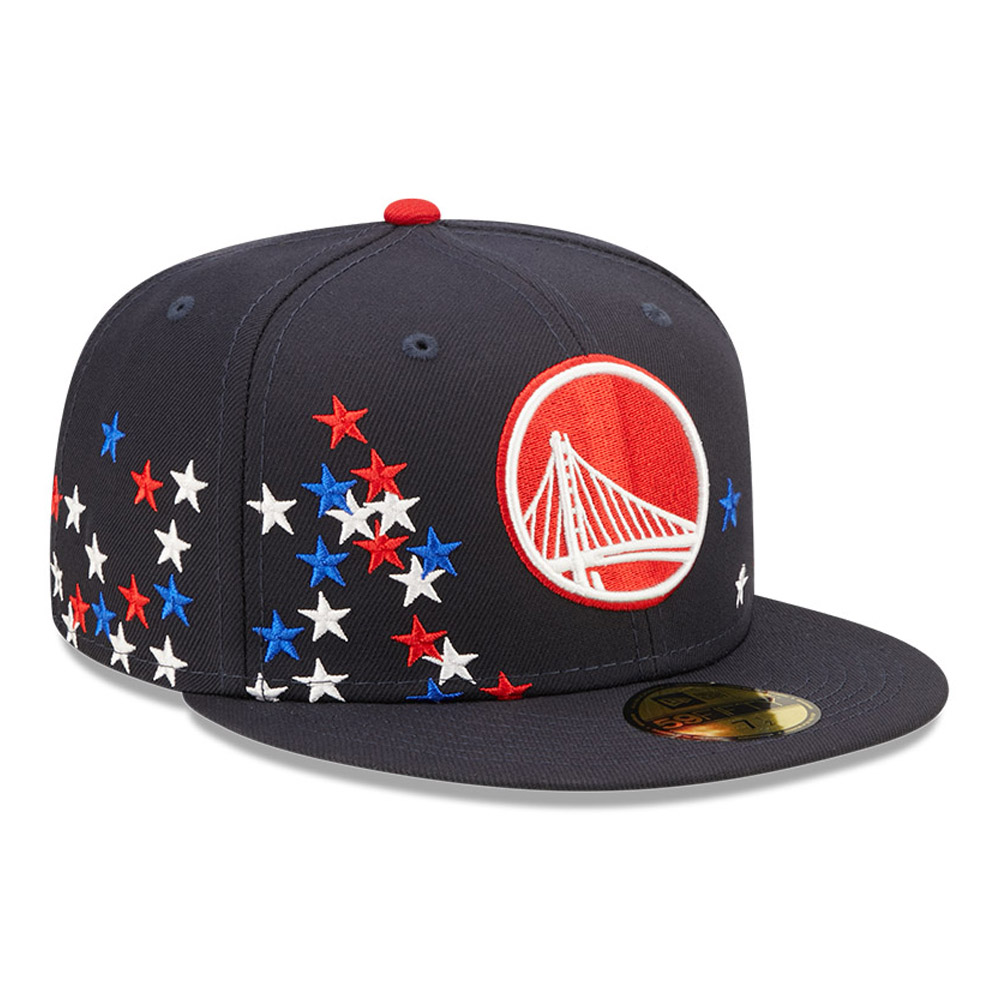 Golden State Warriors NBA Americana Navy 59FIFTY Fitted Cap