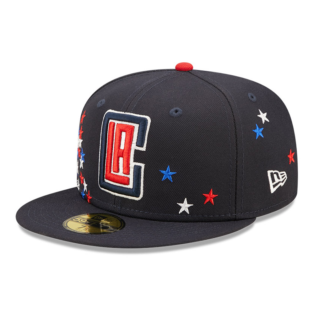 LA Clippers NBA Americana Navy 59FIFTY Fitted Cap