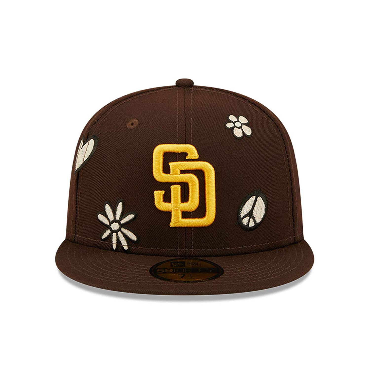 San Diego Padres MLB Sunlight Pop Dark Brown 59FIFTY Cap