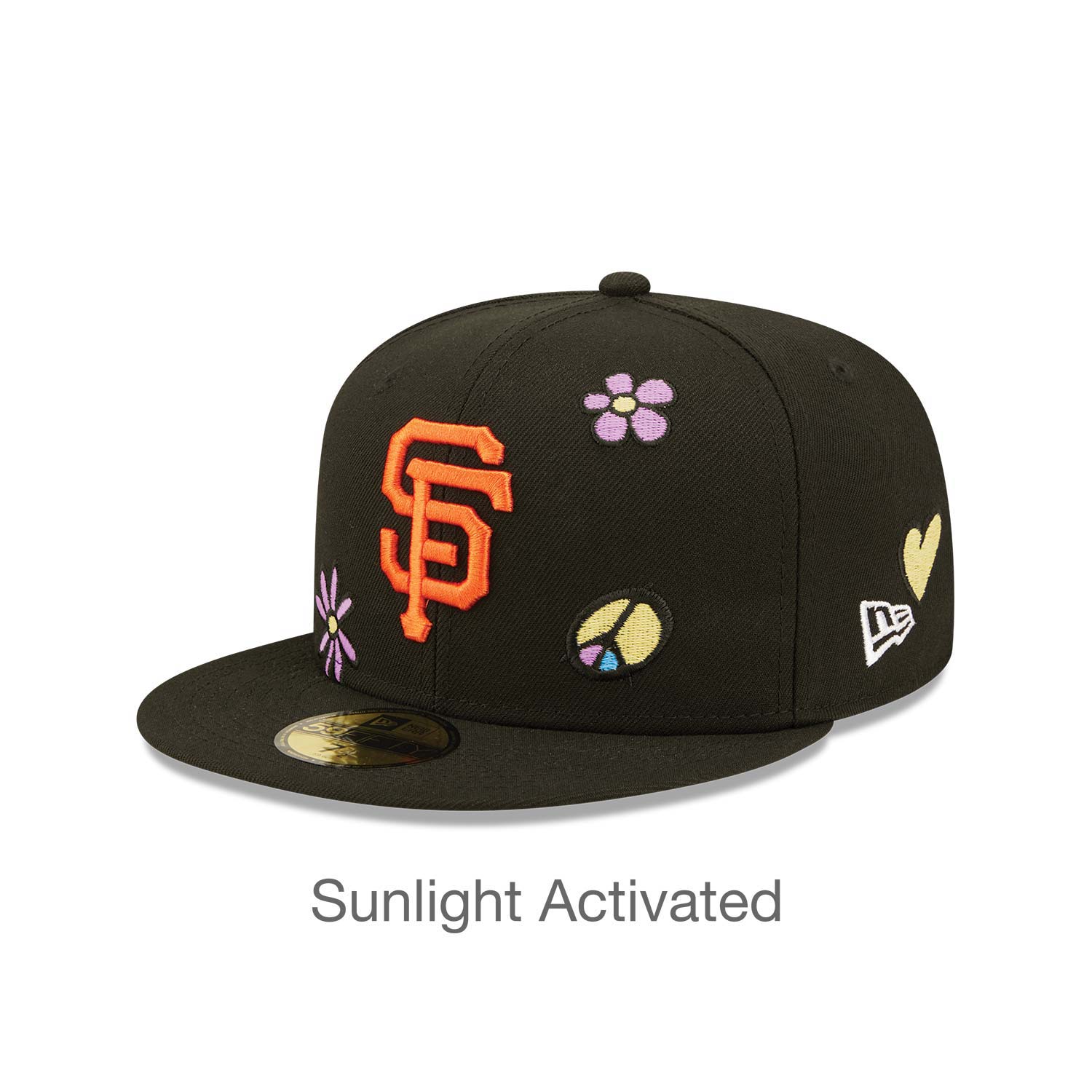 San Francisco Giants MLB Sunlight Pop Black 59FIFTY Cap