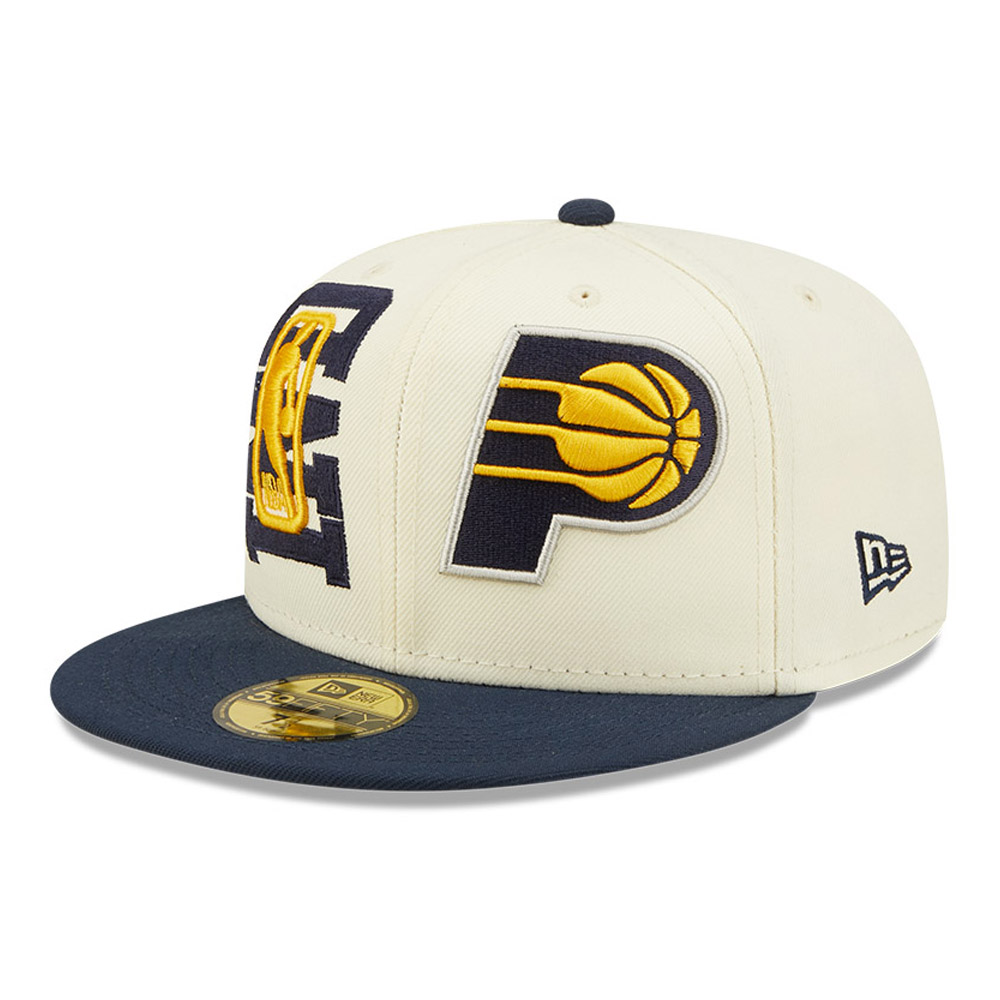 Indiana Pacers NBA Draft Stone 59FIFTY Fitted Cap