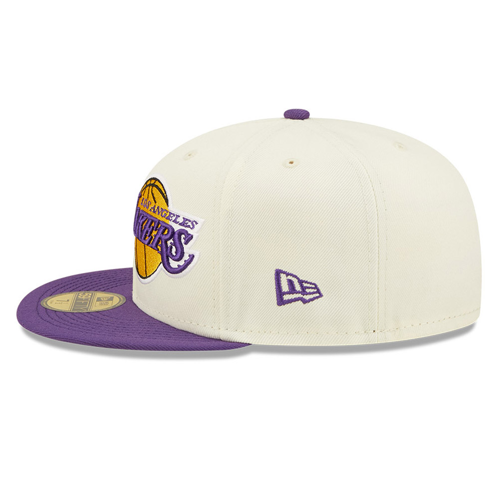 Official New Era LA Lakers NBA Draft 2022 Cream 59FIFTY Fitted Cap ...