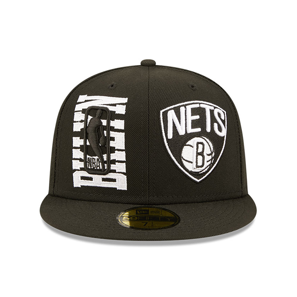 Brooklyn Nets NBA Draft Black 59FIFTY Fitted Cap