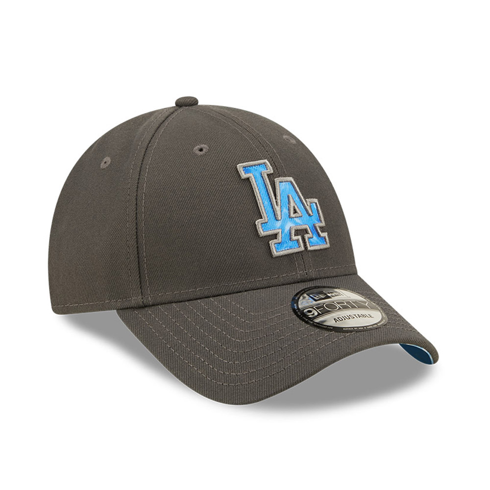 LA Dodgers MLB Fathers Day Grey 9FORTY Adjustable Cap