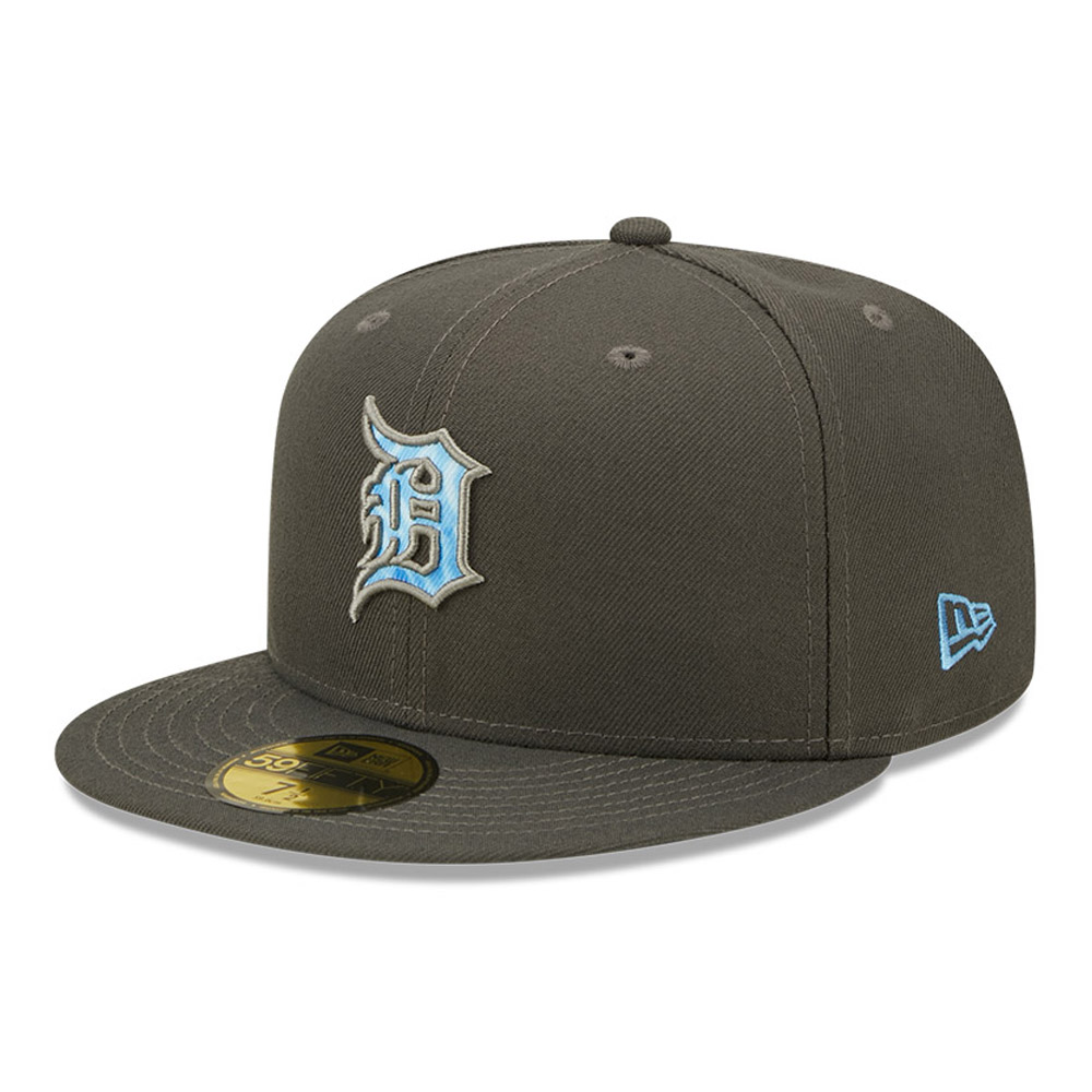 Detroit Tigers MLB Fathers Day Grey 59FIFTY Fitted Cap