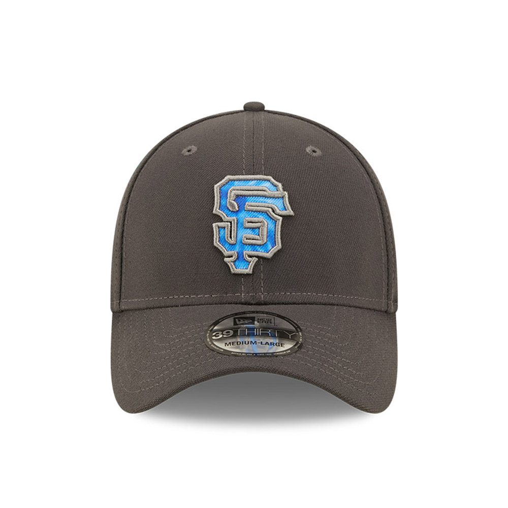 San Francisco Giants MLB Fathers Day Grey 39THIRTY Stretch Fit Cap