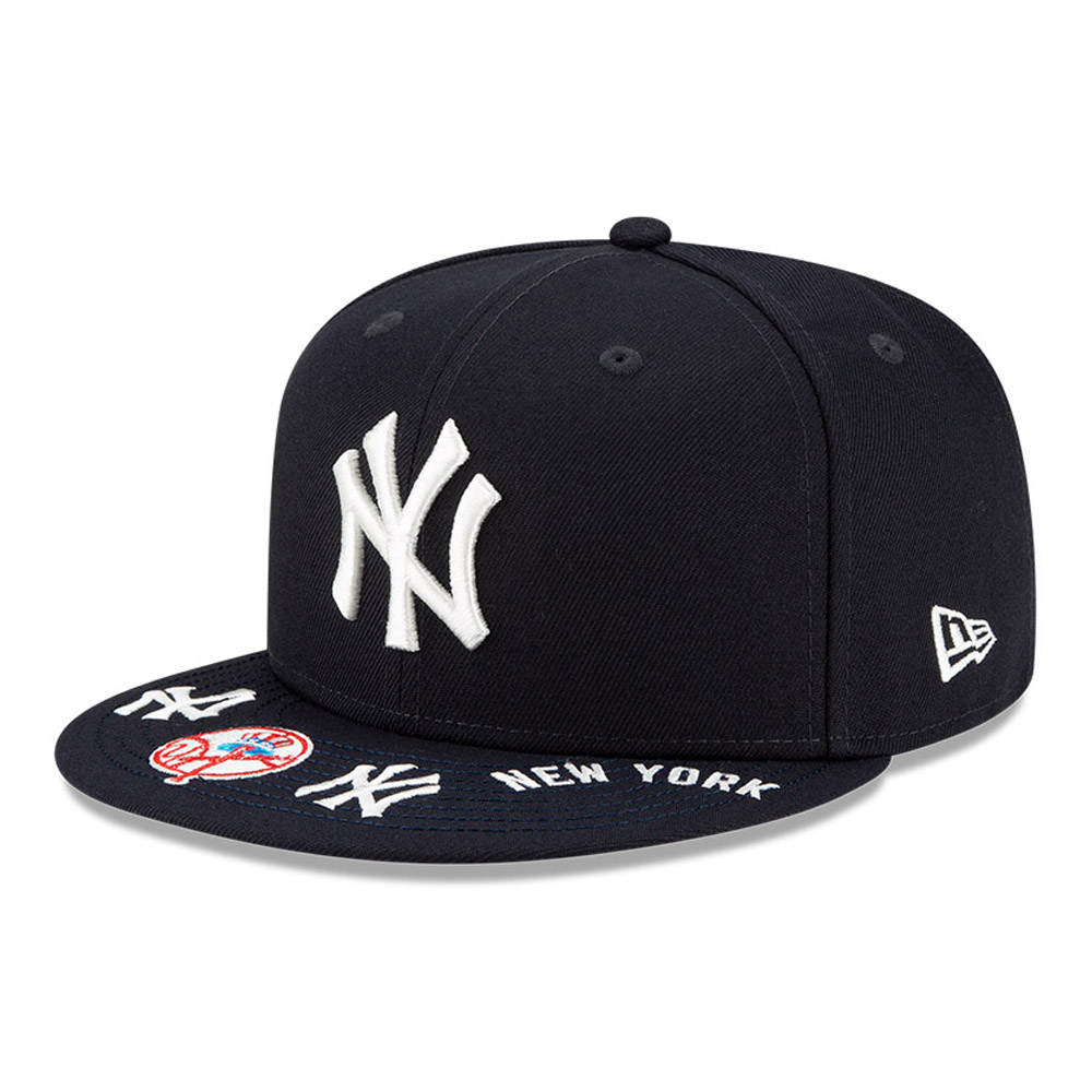 Official New Era New York Yankees MLB Visor Hit OTC 59FIFTY Fitted Cap ...