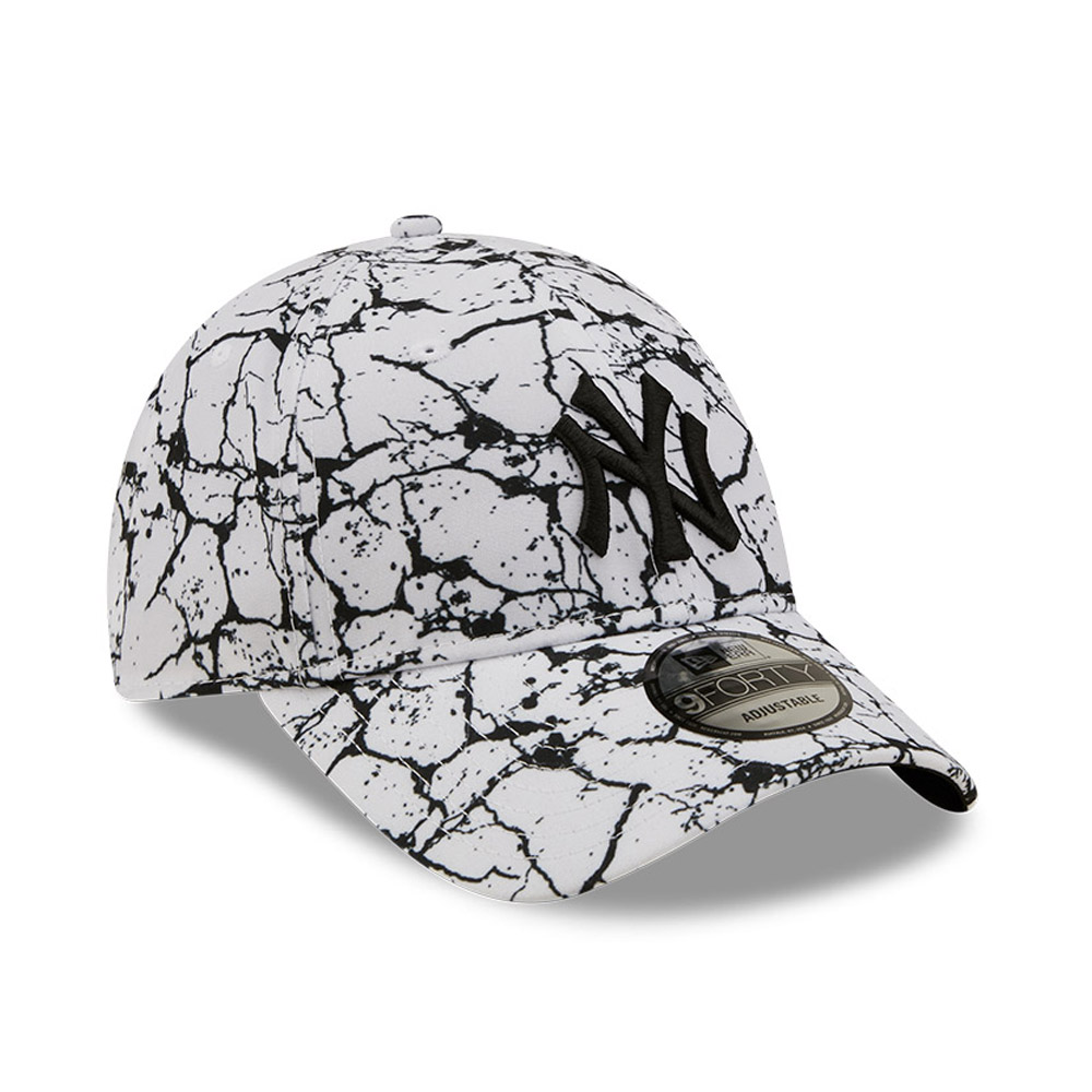 New York Yankees Marble White 9FORTY Adjustable Cap