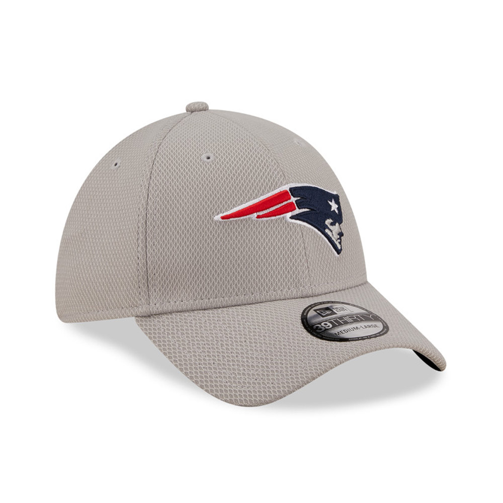 New England Patriots Diamond Era Light Grey 39THIRTY Stretch Fit Cap
