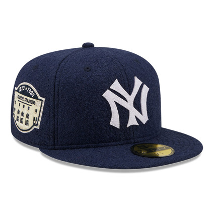 Official New Era New York Yankees MLB Wool Navy 59FIFTY Fitted Cap ...