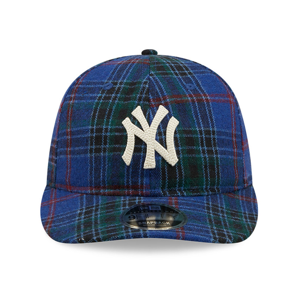 New York Yankees Tartan Blue 9FIFTY Retro Crown Cap