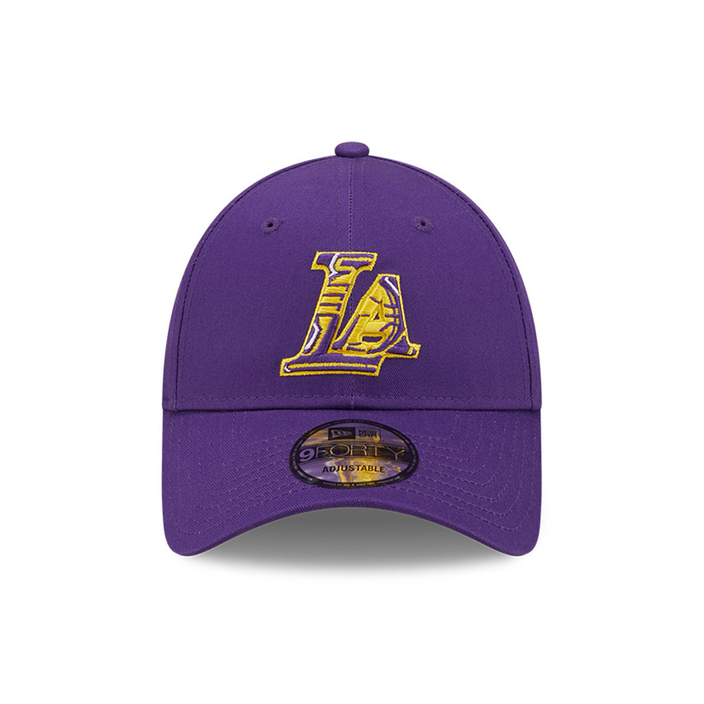 LA Lakers Team Logo Purple 9FORTY Adjustable Cap