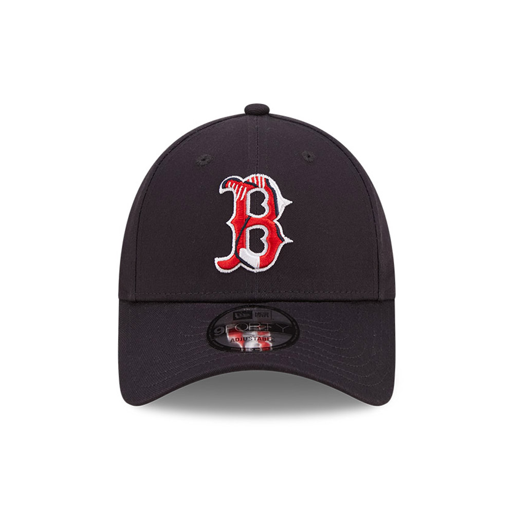 Boston Redsox Team Logo Navy 9FORTY Adjustable Cap